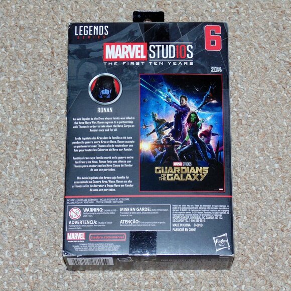 2017 Hasbro Marvel Legends Marvel Studios: The First Ten Years 6" Ronan MIB New - Picture 2 of 10